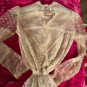 Brussels, Belgium Lace Blouse